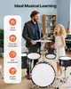 SucceBuy Batteria da 5 pezzi con grancassa da 35,6 cm, Anteprima dell’immagine prodotto 5