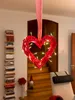 Konstsmide - LED Holzsilhouette "Herz", rot, mit rot-weißem Produktbild-Vorschau 2