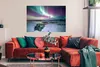 MuchoWow® Poster Nordlichter - Eis - Schnee 120x80 cm - Produktbild-Vorschau 3