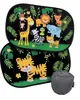 2x HECKBO Pare-soleil voiture enfant motif jungle | 8 Voir les images du produit 1
