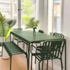 Outdoor Essgruppe Tisch- und Stuhlset aus Eisen – Produktbild-Vorschau 3