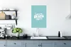 MuchoWow® Poster Sommer - Blau - Weiß 40x60 cm - Plakate Produktbild-Vorschau 3