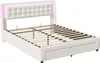 UnboxG Polsterbett 180x200cm mit USB und Typ C, LED, Produktbild-Vorschau 14