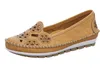 Gemini Damen Slipper Ballerina Leder Cutouts Blumenmuster Produktbild-Vorschau 5
