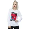 Marvel - "Totally Awesome" Sweatshirt für Damen BI25385 (S) Produktbild-Vorschau 2