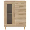 vidaXL Kredens dąb sonoma 69,5x34x90 cm Materiał Podgląd zdjęcia produktu 6