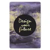 MuchoWow® Mauspad Mousepad Zitat - Zukunft - Schwarz - Gold Produktbild-Vorschau 1