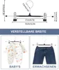 10 Kleiderbügel mit Clips zur einfachen Aufbewahrung der Produktbild-Vorschau 2