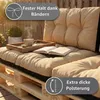 Palettenkissen Outdoor 2er Set 120x80 + 120x40 Europaletten Produktbild-Vorschau 4
