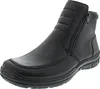 A single black leather boot is shown against a white background. Náhľad obrázku produktu