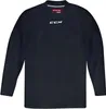 A plain black long-sleeved shirt with a CCM logo on the chest. Produktbild-Vorschau