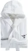 Chiemsee Uni Bademantel mit Kapuze 100% Baumwolle weiss, Produktbild-Vorschau 3