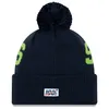 NFL Seattle Seahawks Road Sideline 2019 Bobble Wollmütze Produktbild-Vorschau 2