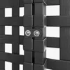 A close-up view of a black woven material joined by a metal hinge and screws. Anteprima dell’immagine prodotto