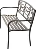 Gartenbank MCW-F44, Bank Parkbank Sitzbank, 2-Sitzer Produktbild-Vorschau 4