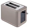 A studio shot of a taupe toaster with rose gold trim. Podgląd zdjęcia produktu