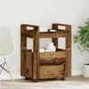 vidaXL Küchentrolley Altholz 60 x 45 x 80 cm Holzwerkstoff Produktbild-Vorschau 2
