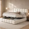 Letto imbottito 140x190 cm con contenitore a sollevamento Anteprima dell’immagine prodotto 4