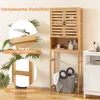 COSTWAY Über-Toilette-Speicherschrank, hoher Produktbild-Vorschau 5