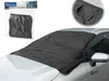 A black anti-frost mat is placed on the windshield of a car. Náhled obrázku produktu