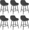 WOLTU Barhocker 6er Set Designer Barstuhl Polsterhocker mit Produktbild-Vorschau 1