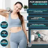 RE:SPORT® 2er Hanteln Set aus massivem Stahl Türkis 2 x Produktbild-Vorschau 7