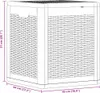 A line drawing of a storage box with dimensions indicated. Produktbild-Vorschau