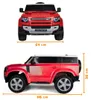 Land Rover Defender 90 Kinder Elektroauto 12V (1–6 Jahre) – Produktbild-Vorschau 3