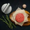 Arendo Burgerpresse Edelstahl, für Smash Burger, Burger Produktbild-Vorschau 2