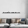 Wallity, Dubai Skyline, Wanddeko, Schwarz, Metall, 120 x 13 Produktbild-Vorschau 3