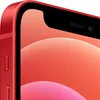 Close-up of the top corner of a red iPhone. Produktbild-Vorschau