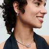 Pandora Creolen 292624C01Pavé Sterling Silber Produktbild-Vorschau 7