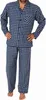 Herren Flanell Pyjama langarm Schlafanzug zum durchknöpfen Produktbild-Vorschau 2