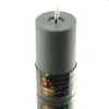 LED Kerze mit Timer Outdoor 7x17cm Kunststoff Grau / Produktbild-Vorschau 5