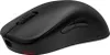 A black wireless computer mouse is shown from a side angle against a white background. Produktbild-Vorschau