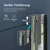 doporro Double porte de douche transparent 135cm Paroi de Voir les images du produit 4