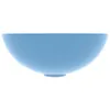 VidaXL: Lavabo de cerámica, color azul claro, forma redonda Vista previa de la imagen del producto 3