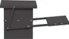 vidaXL Pied de poule noir 48,5 x 39,5 x 19 cm Voir les images du produit 5