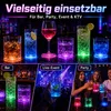20er-Set LED-Glasuntersetzer, 7 Farben, selbstklebend, 6 Produktbild-Vorschau 5