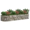 vidaXL Gabion haut-plateau Fer galvanisé 300x100x50 cm Voir les images du produit 3