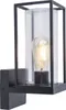 Lutec Außenwandleuchte Flair E27 schwarz rechteckig Produktbild-Vorschau 1