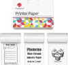 Phomemo T02 Papier thermique autocollant blanc - Adhésif Voir les images du produit 1