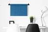 MuchoWow® Wandteppich Wandbehang Kompass - Blau - Muster Produktbild-Vorschau 5