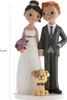 Hochzeitstorten-Figur mit Hund 16cm Produktbild-Vorschau 6