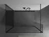 Mexen Kioto Walk-in-Duschwand 130x115x30cm, Gunmetal, Produktbild-Vorschau 4