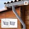 INEFA Dachrinnen Endstück Kastenrinne PVC NW83 / 83mm, Produktbild-Vorschau 3