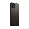 A brown leather phone case is shown from the back and side against a white background. Anteprima dell’immagine prodotto