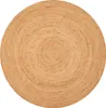 Tapiso Teppich Rund JUTE Moderner Teppich aus Naturfaser im Produktbild-Vorschau 2