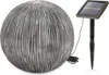 esotec Solarkugel Ribbed-Ball Kugelleuchte Garten ⌀26cm Produktbild-Vorschau 2