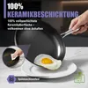 Morleos Keramikpfanne 24cm | Vollbeschichtet | 5-Schicht - Produktbild-Vorschau 4